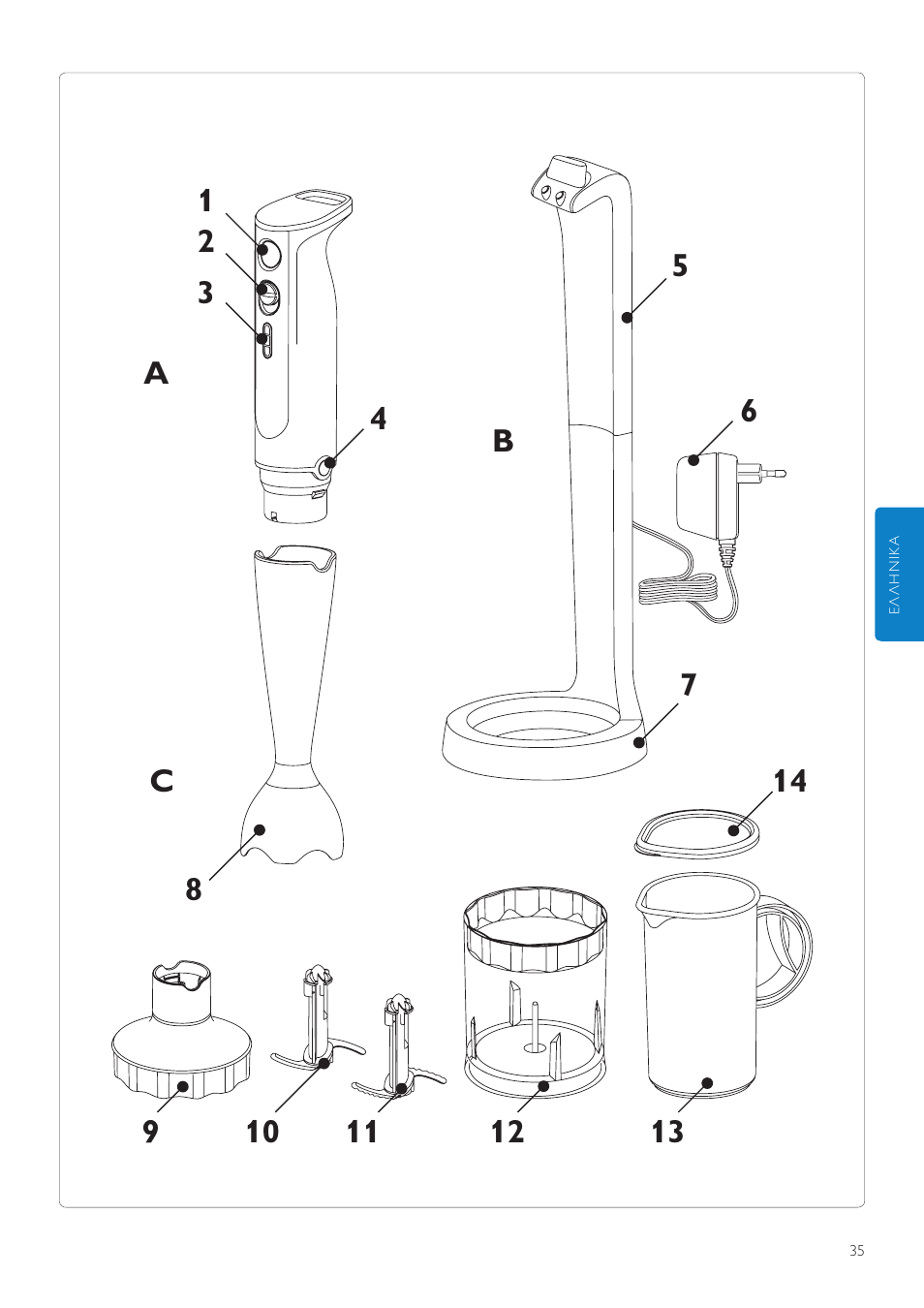 Philips Aluminium Collection Batidora de mano User Manual | Page 35 / 156