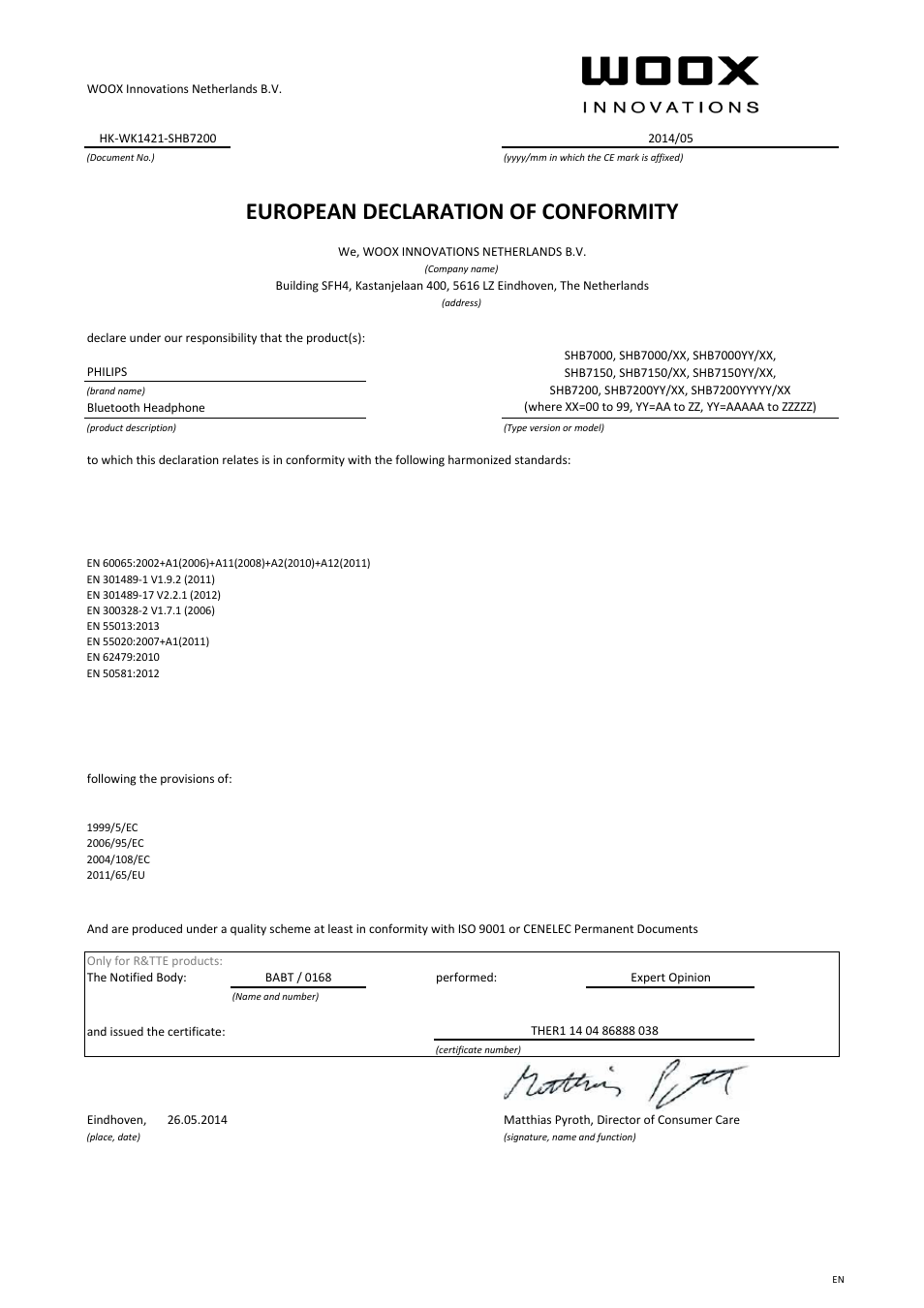 Philips Auriculares estéreo Bluetooth User Manual | 21 pages