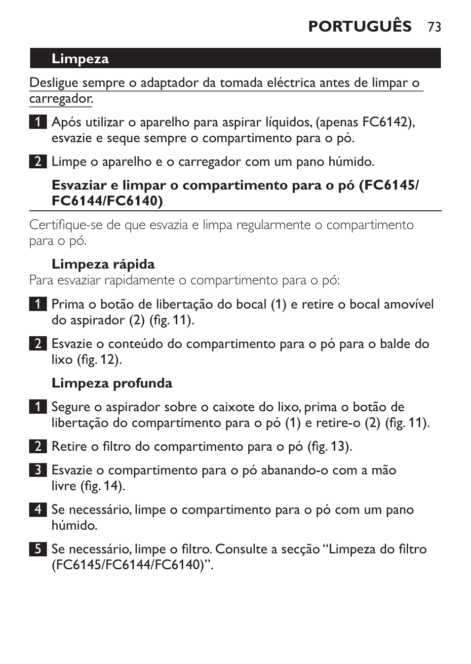 Philips MiniVac Aspirador de mano User Manual | Page 73 / 136