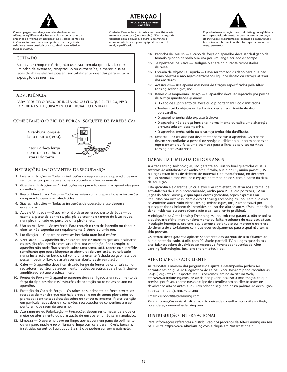 Altec Lansing VS3151R User Manual | Page 15 / 44