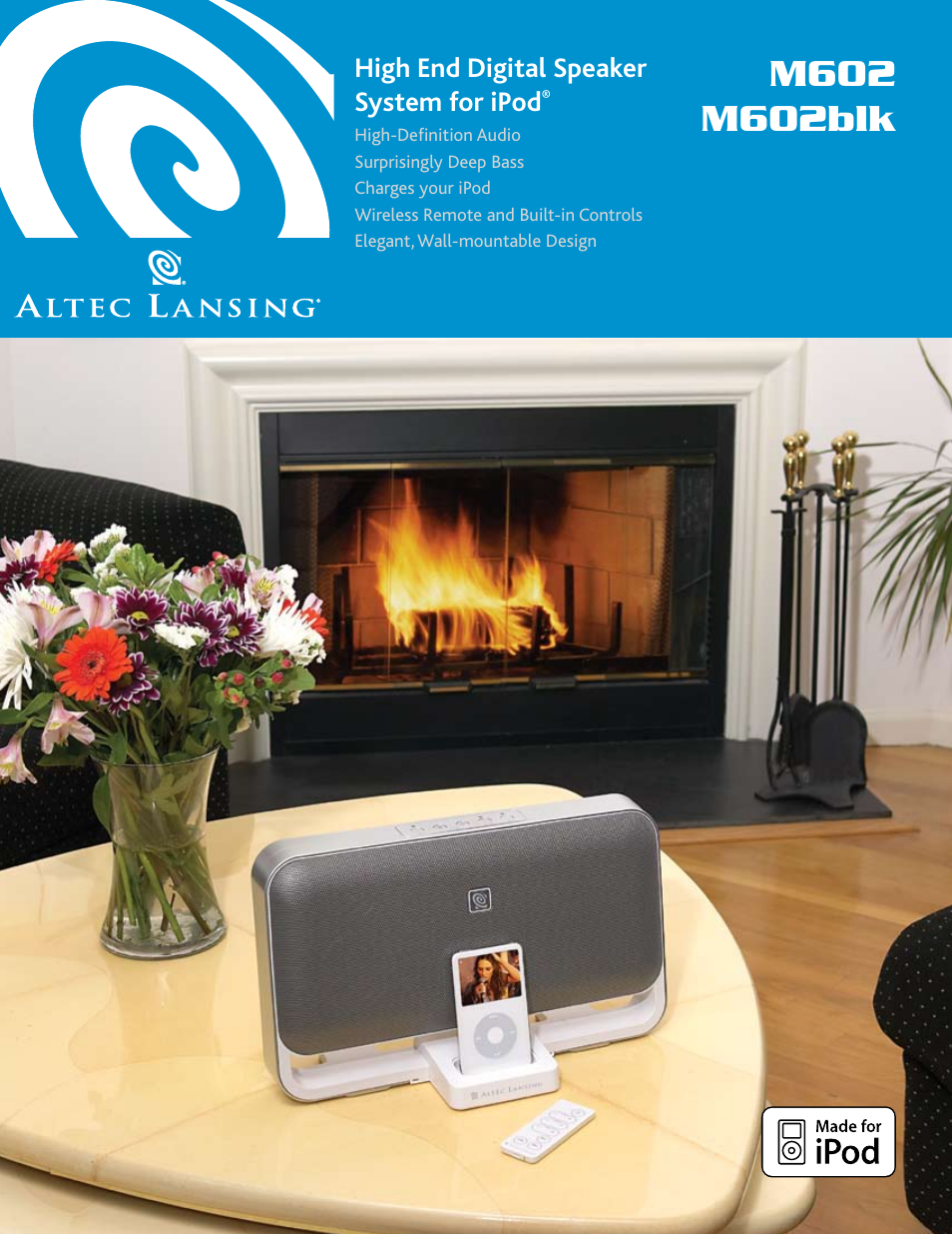 Altec Lansing M602blk User Manual | 2 pages