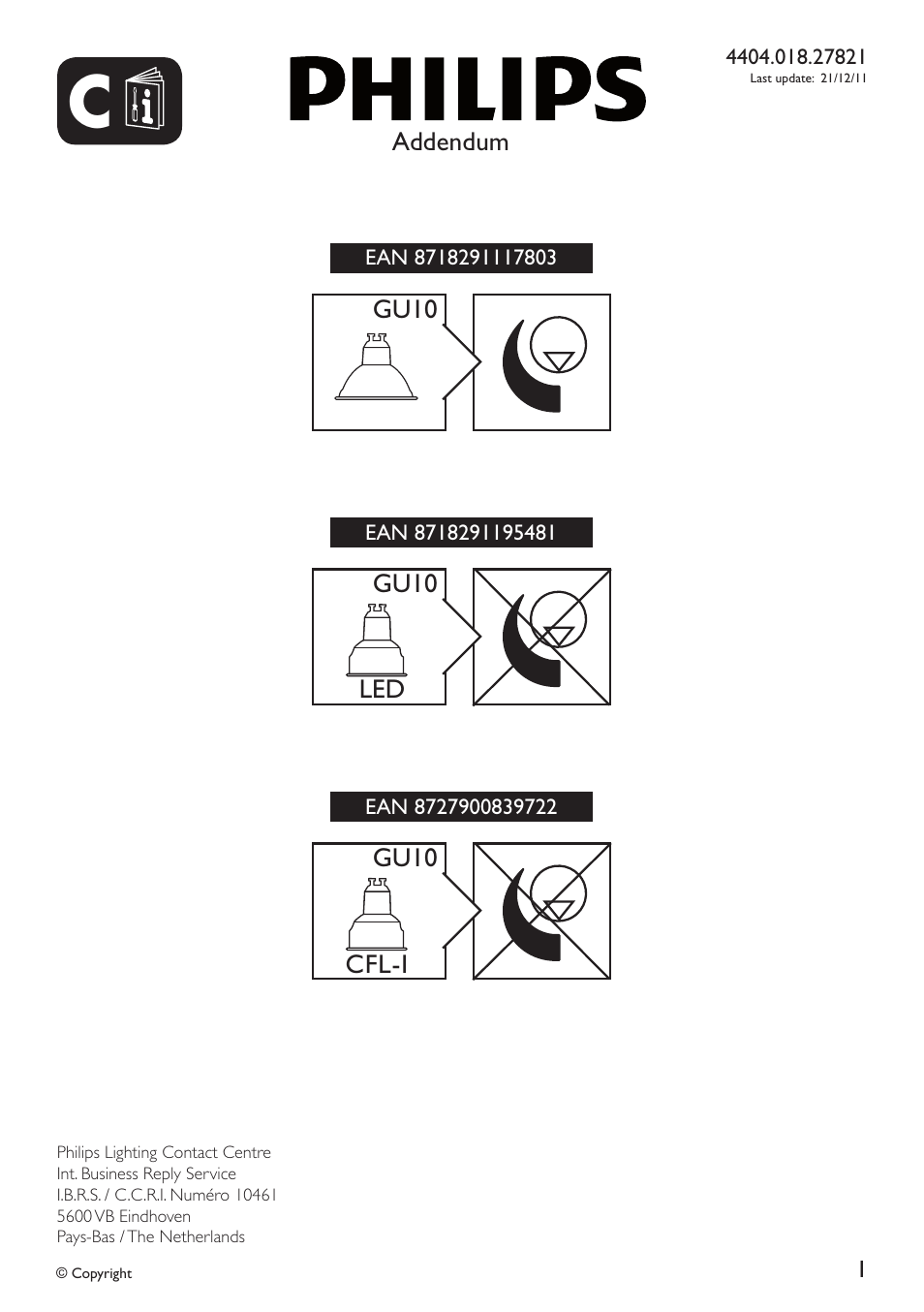 Philips SMARTSPOT Foco empotrable User Manual | Page 31 / 31