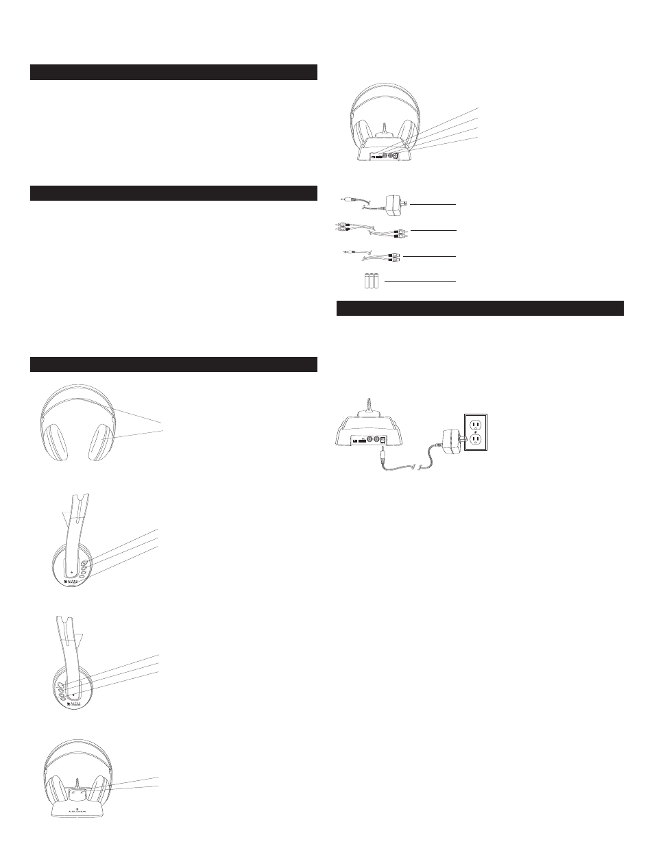 Ahp612 a, Udífonos inalámbricos estéreo, Ltec | Ansing | Altec Lansing AHP 612 User Manual | Page 13 / 18