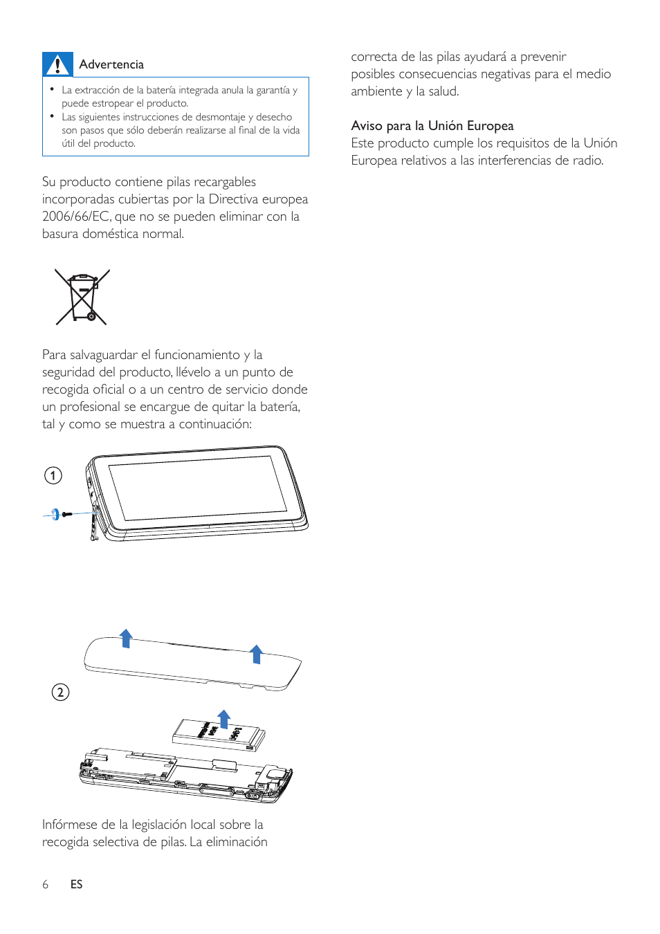 Philips GoGEAR Reproductor de vídeo y MP3 User Manual | Page 8 / 38