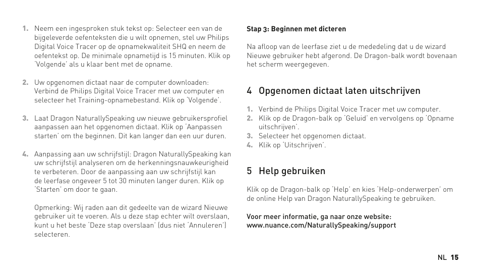 Philips Digital Voice Tracer User Manual | Page 15 / 16