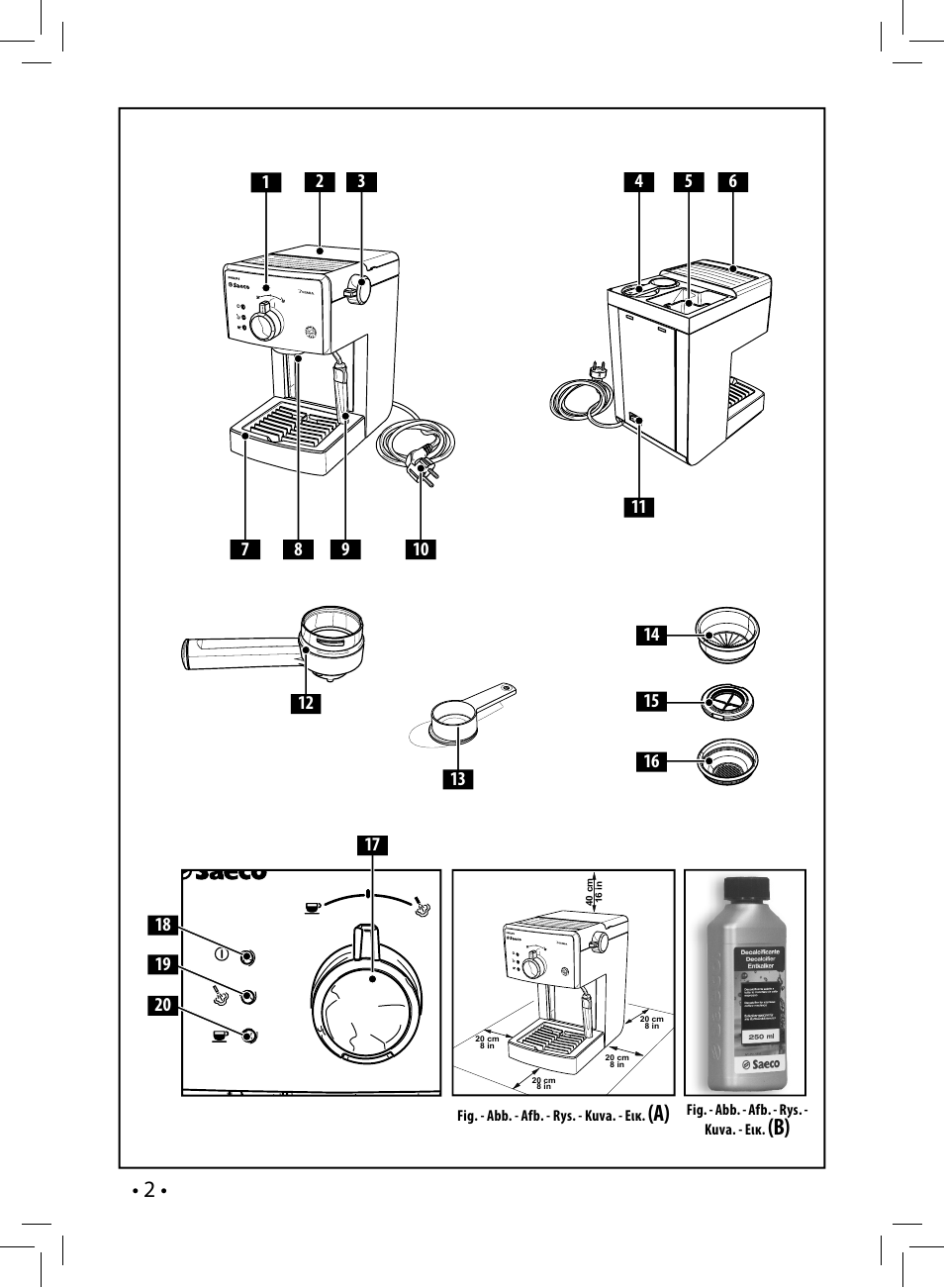 Philips Saeco Poemia Cafetera expreso manual User Manual | Page 2 / 104