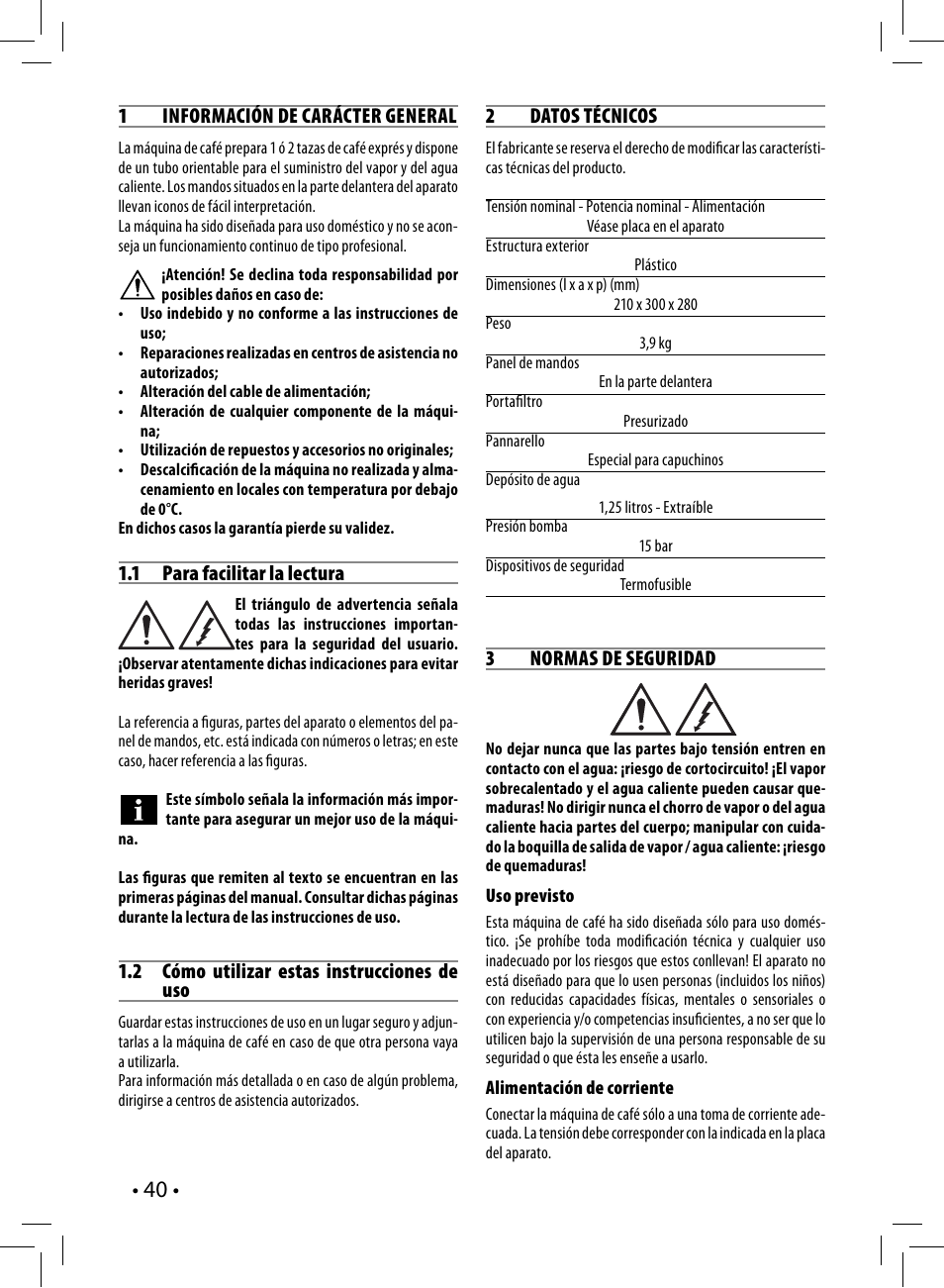 Philips Saeco Poemia Cafetera expreso manual User Manual | Page 40 / 104