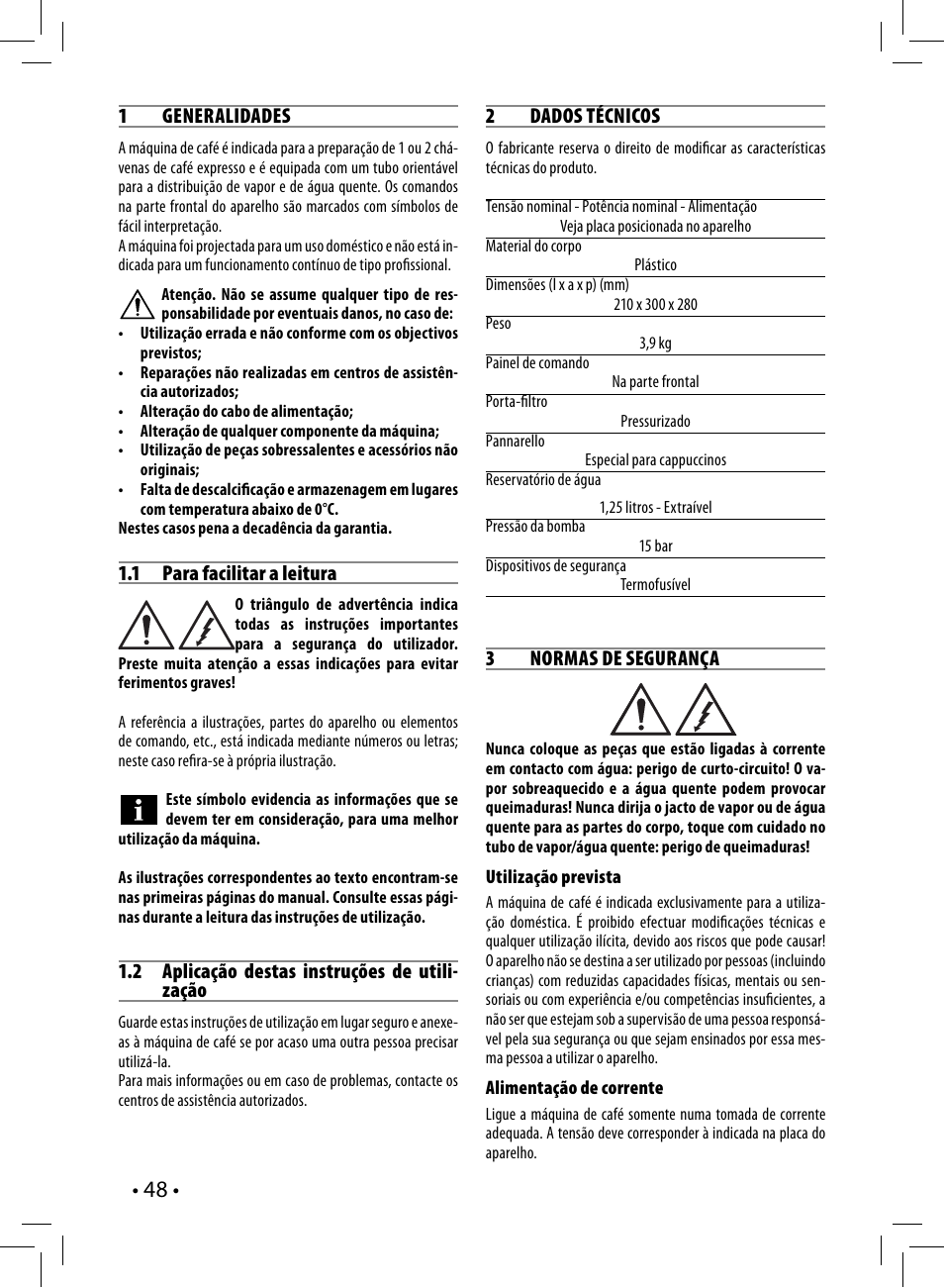 Philips Saeco Poemia Cafetera expreso manual User Manual | Page 48 / 104