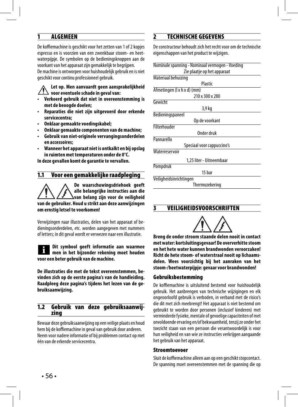 Philips Saeco Poemia Cafetera expreso manual User Manual | Page 56 / 104