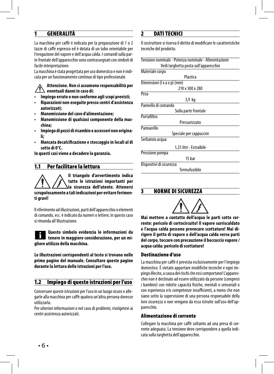 Philips Saeco Poemia Cafetera expreso manual User Manual | Page 6 / 104