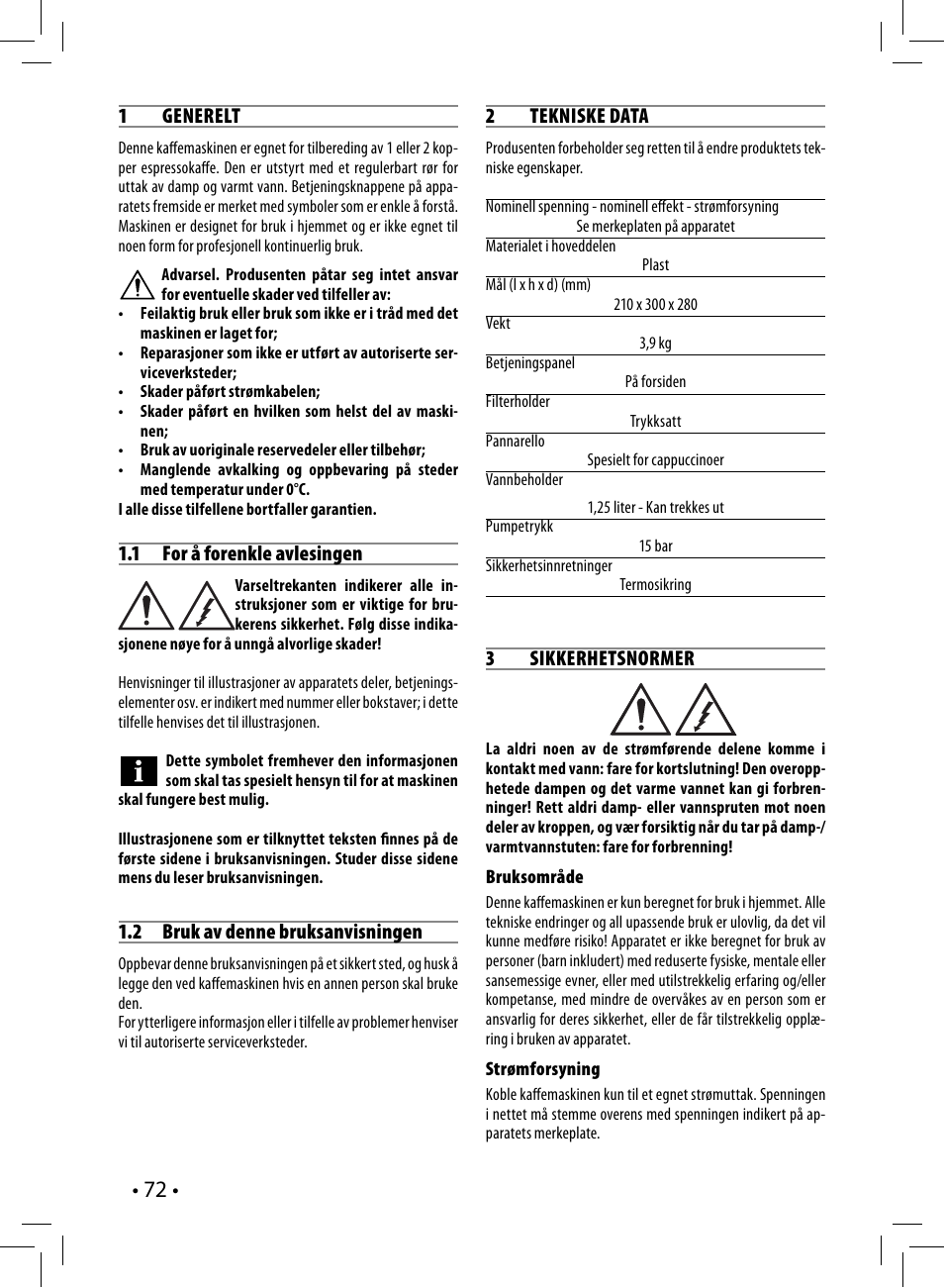 Philips Saeco Poemia Cafetera expreso manual User Manual | Page 72 / 104