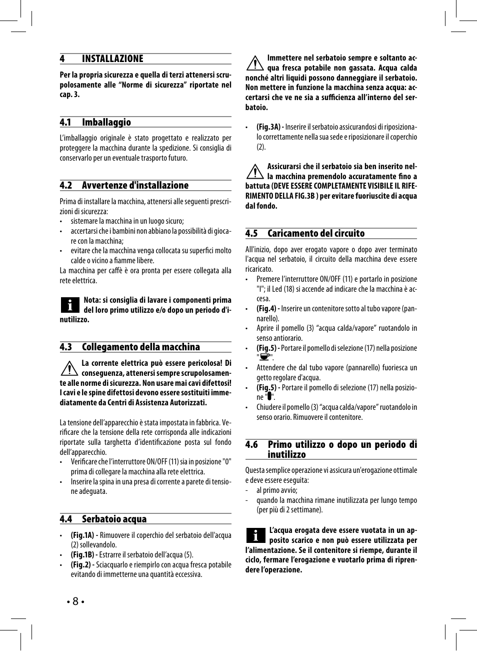 Philips Saeco Poemia Cafetera expreso manual User Manual | Page 8 / 104