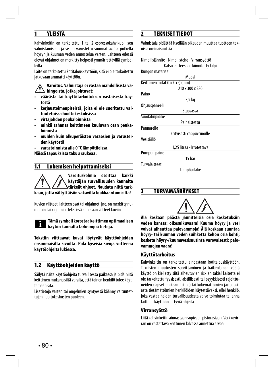 Philips Saeco Poemia Cafetera expreso manual User Manual | Page 80 / 104