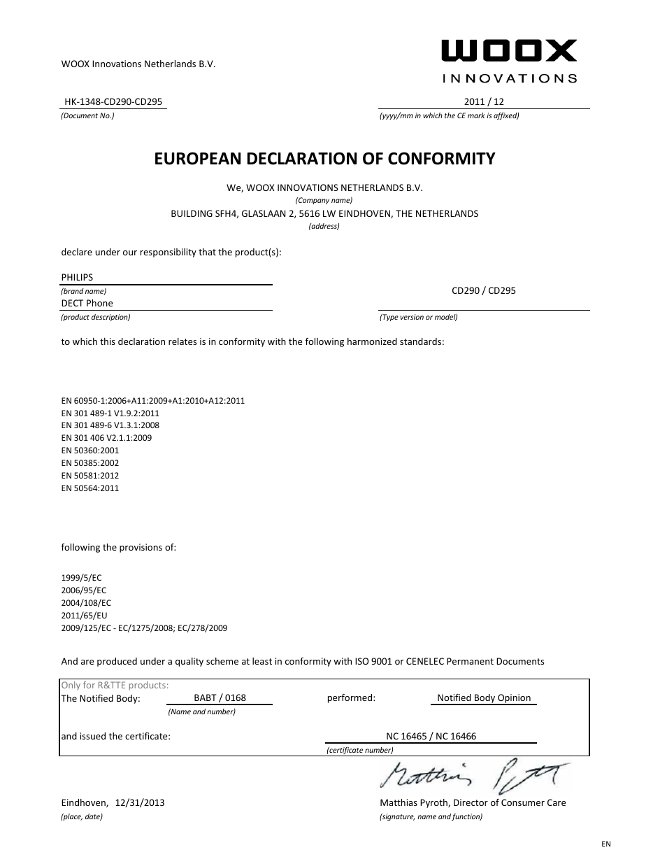 Philips CD290 User Manual | 21 pages