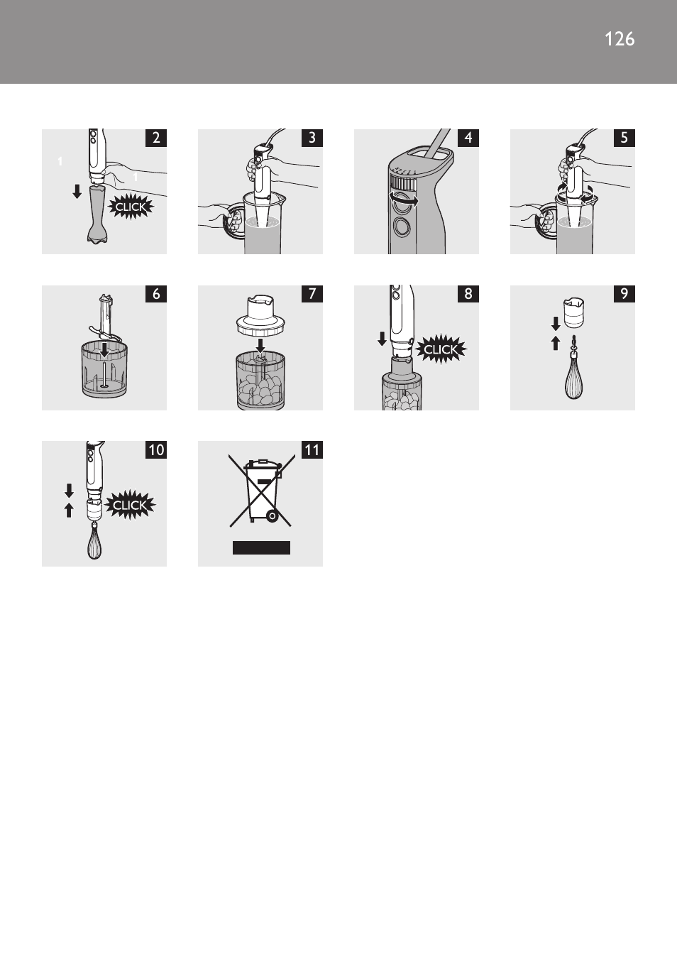 Philips Pure Essentials Collection Batidora de mano User Manual | Page 126 / 128