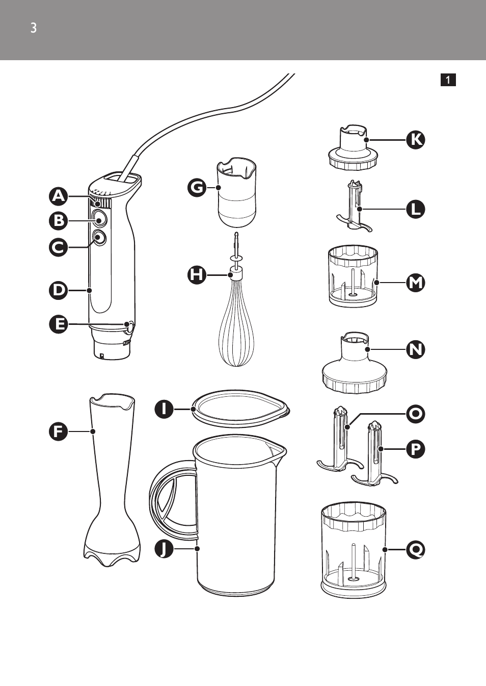 Philips Pure Essentials Collection Batidora de mano User Manual | Page 3 / 128