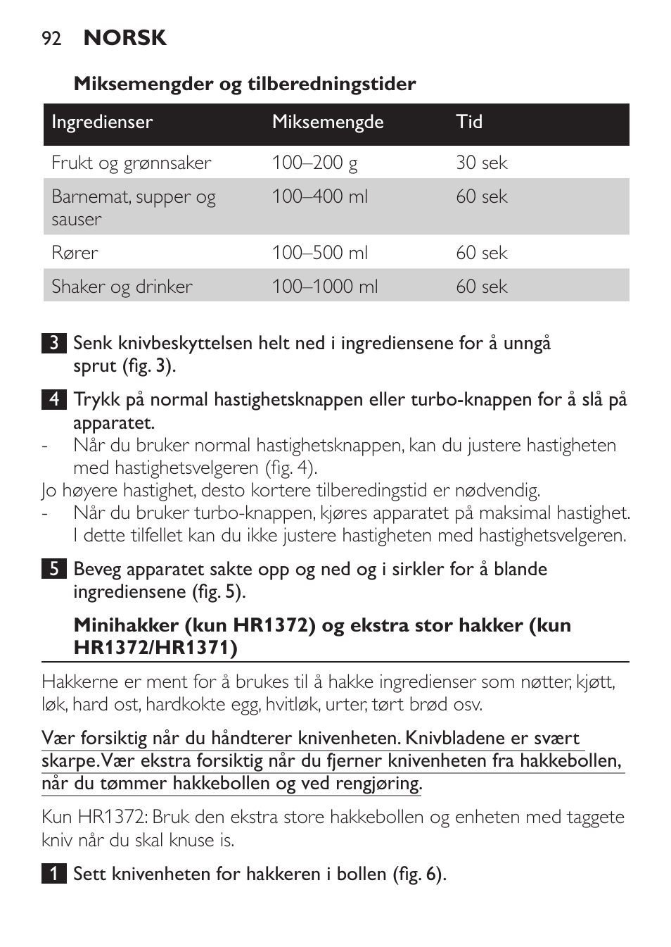 Philips Pure Essentials Collection Batidora de mano User Manual | Page 92 / 128