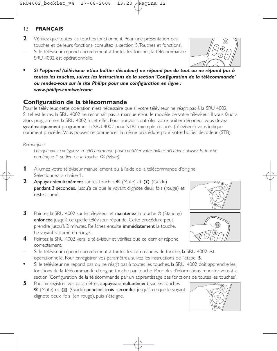 Philips Mando a distancia universal User Manual | Page 11 / 115