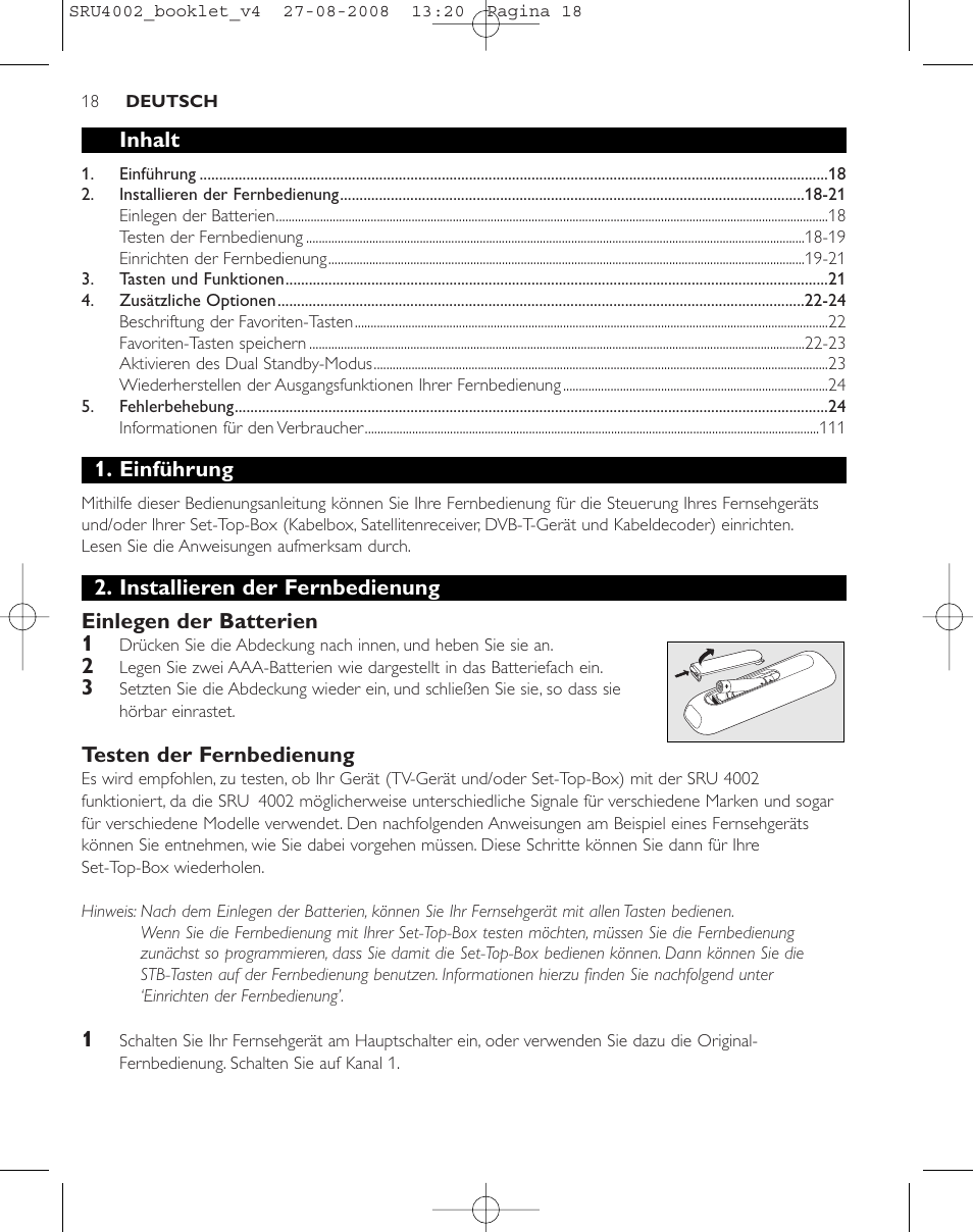 Philips Mando a distancia universal User Manual | Page 17 / 115