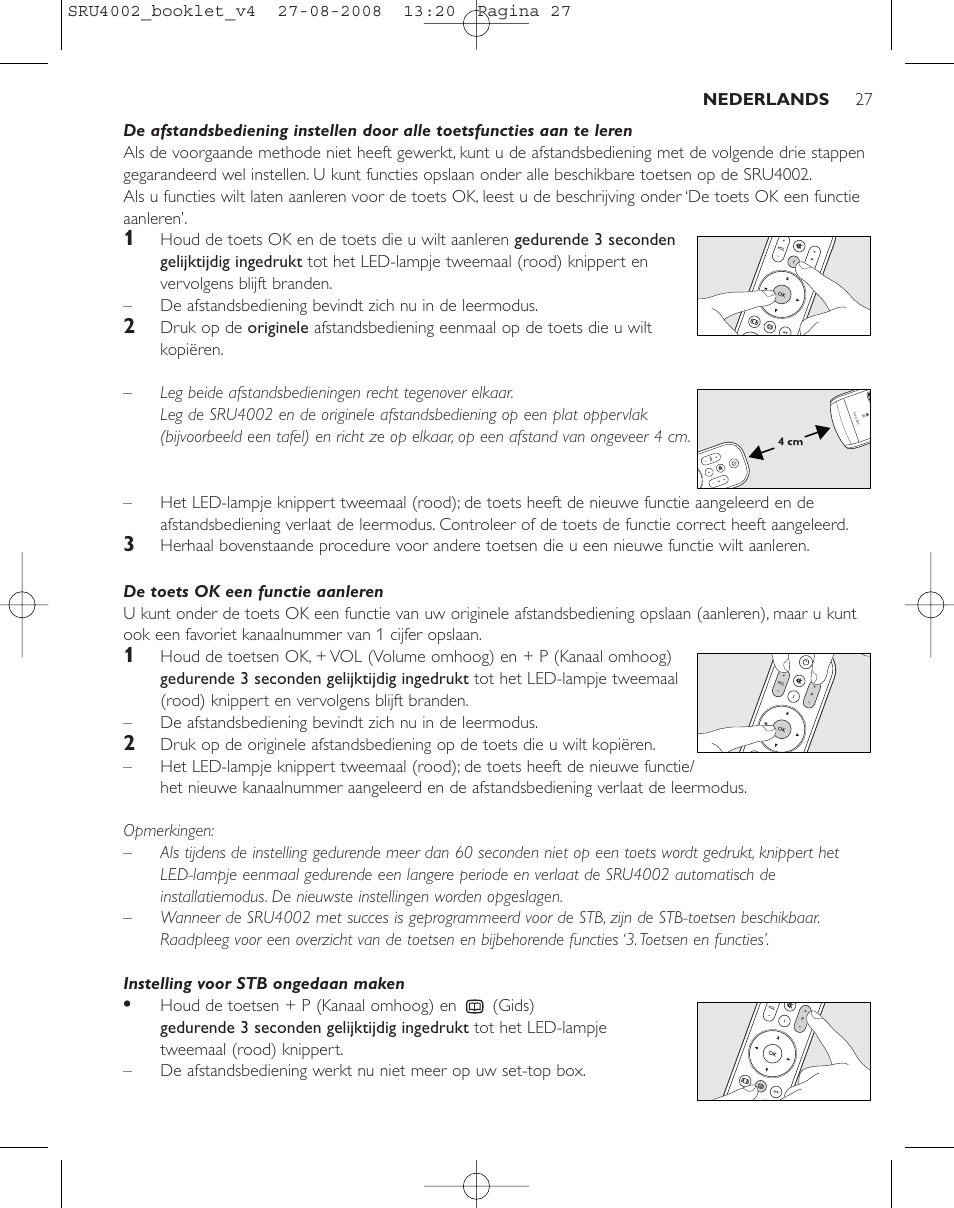 Philips Mando a distancia universal User Manual | Page 26 / 115