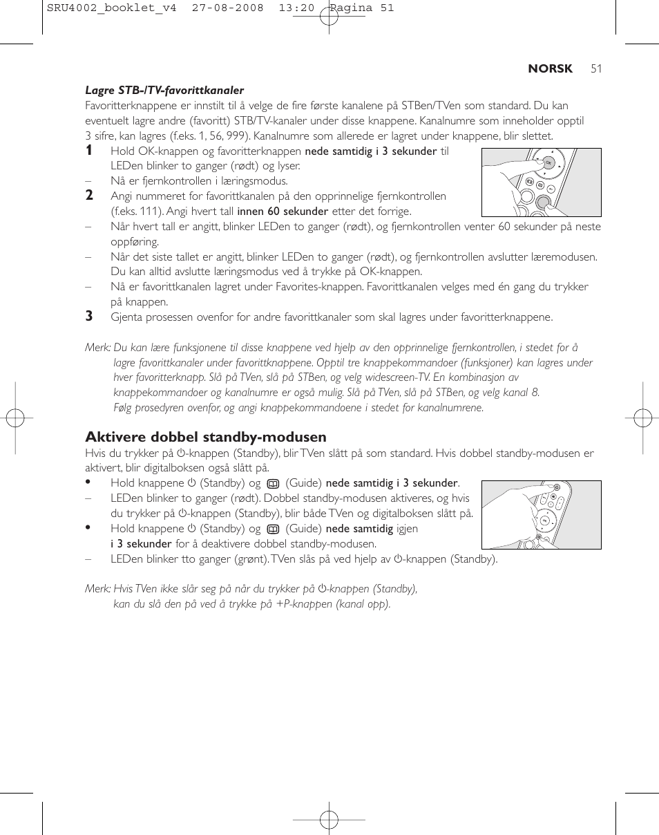 Philips Mando a distancia universal User Manual | Page 50 / 115
