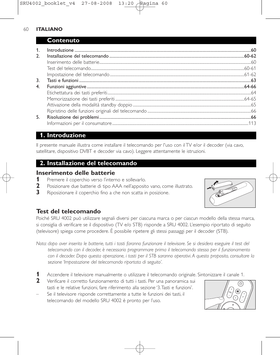 Philips Mando a distancia universal User Manual | Page 59 / 115