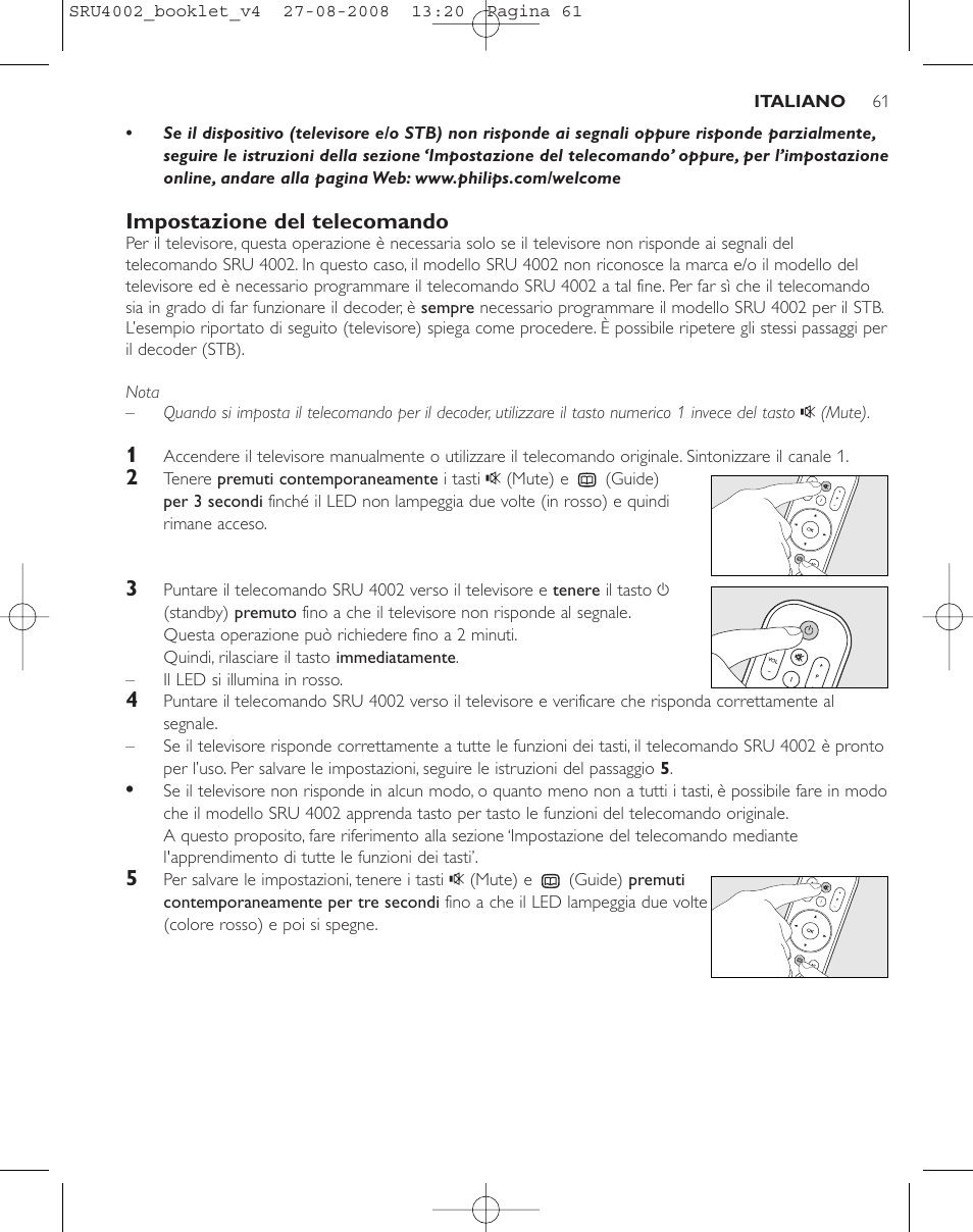 Philips Mando a distancia universal User Manual | Page 60 / 115