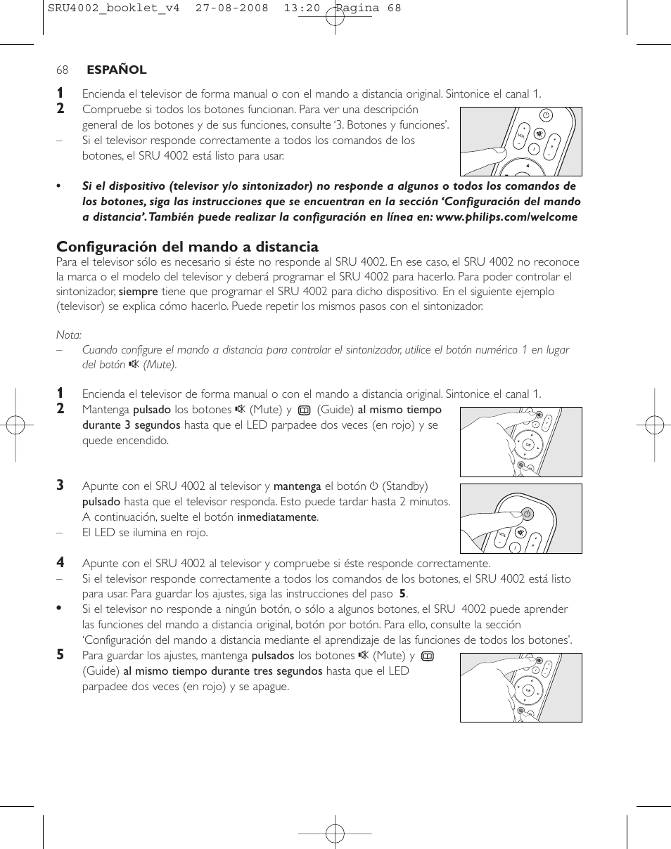 Philips Mando a distancia universal User Manual | Page 67 / 115