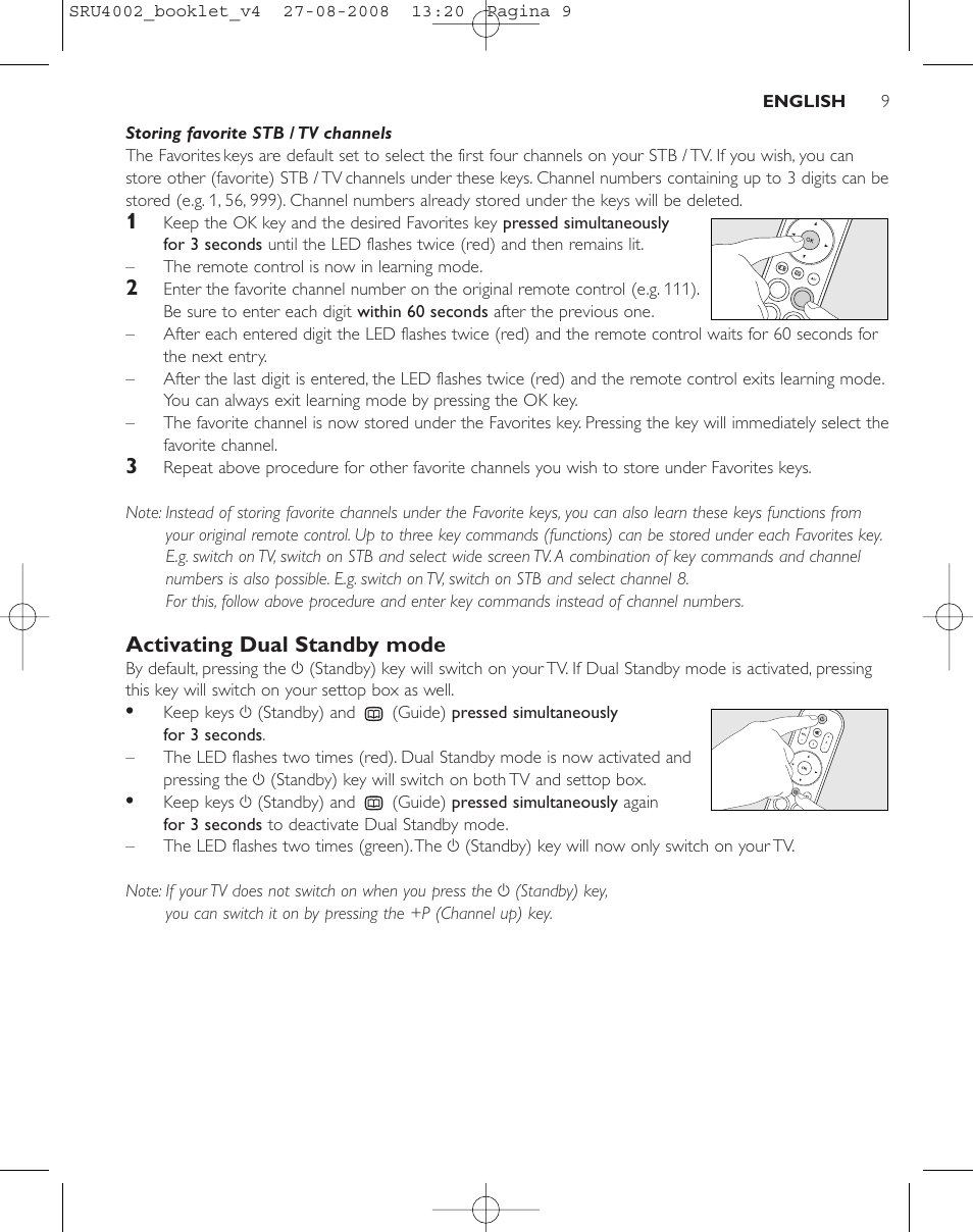 Philips Mando a distancia universal User Manual | Page 8 / 115