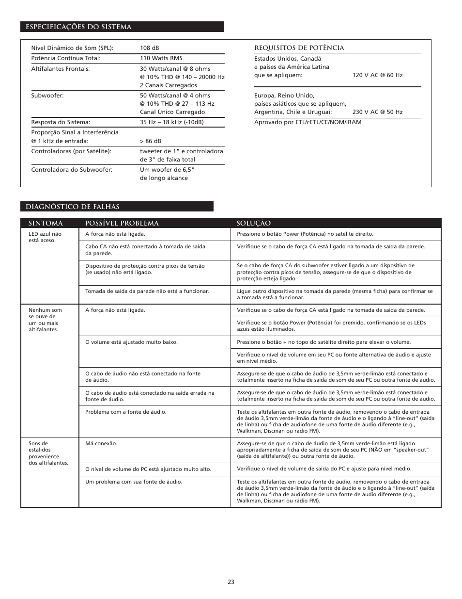 Altec Lansing CS21 User Manual | Page 25 / 44