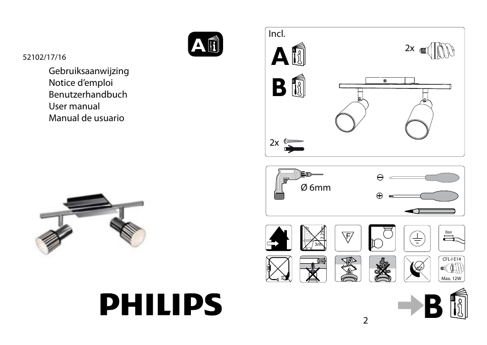 Philips myLiving Foco User Manual | 4 pages