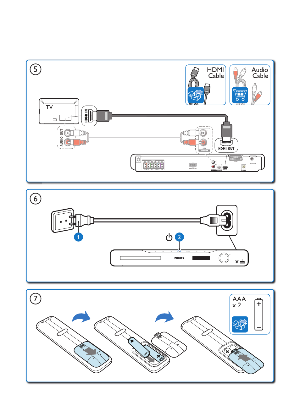 Philips Sistema de cine en casa 5.1 User Manual | Page 5 / 8