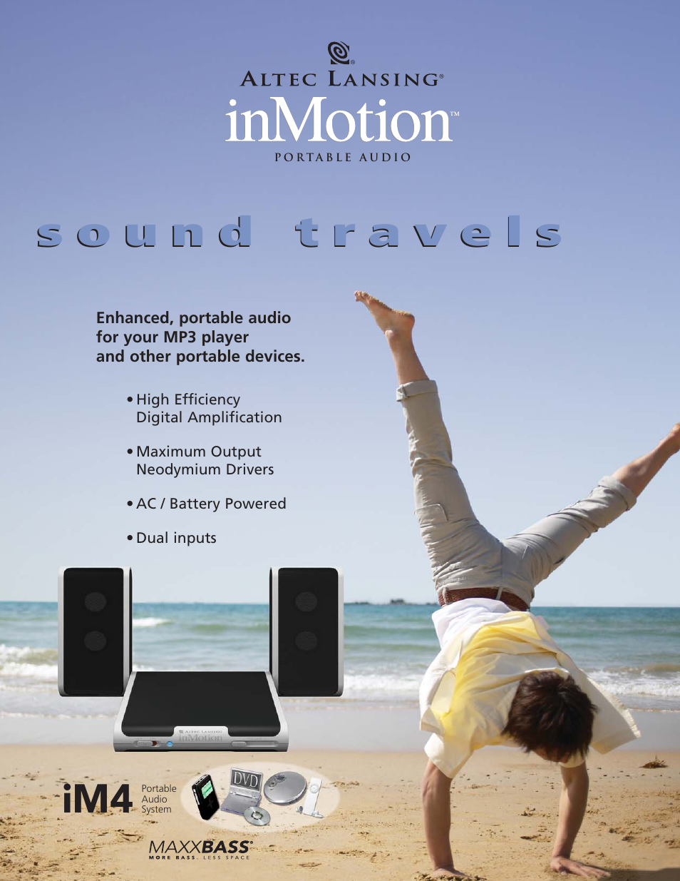 Altec Lansing inMotion IM4 User Manual | 2 pages