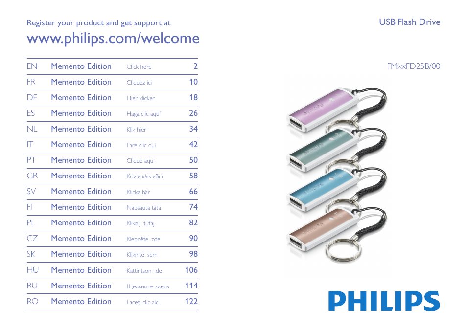 Philips FMxxFD25B/00 User Manual | 130 pages