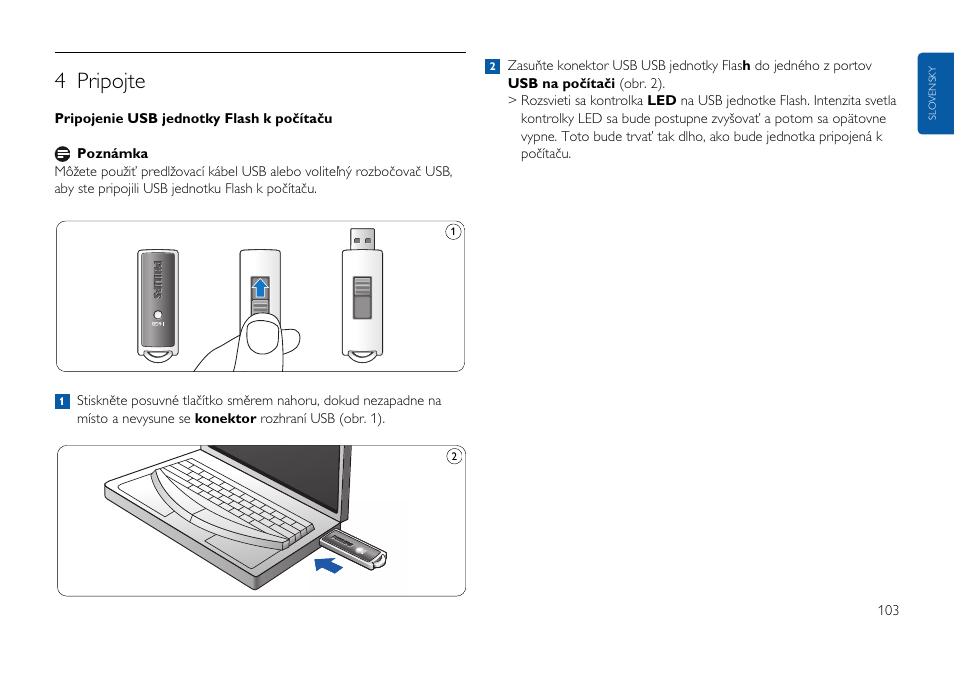 4 pripojte | Philips FMxxFD25B/00 User Manual | Page 103 / 130