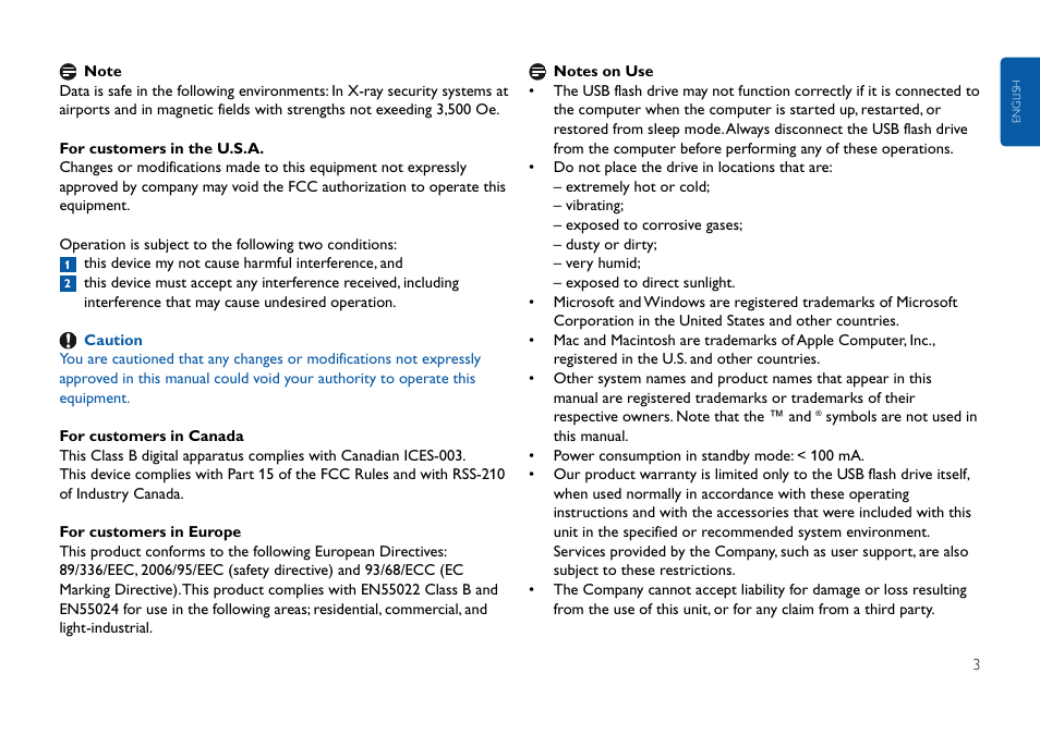 Philips FMxxFD25B/00 User Manual | Page 3 / 130