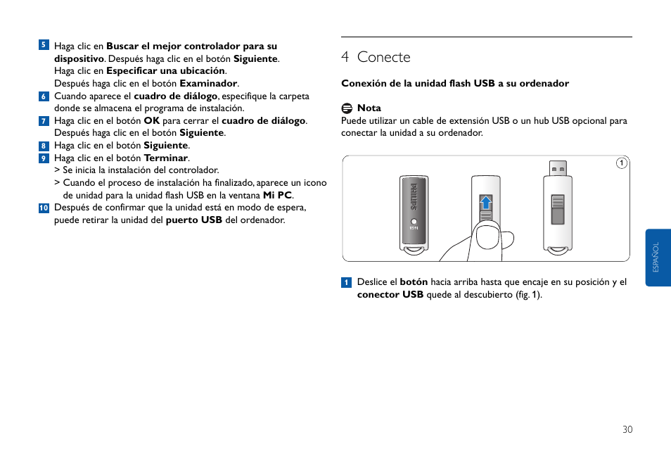 4 conecte | Philips FMxxFD25B/00 User Manual | Page 30 / 130