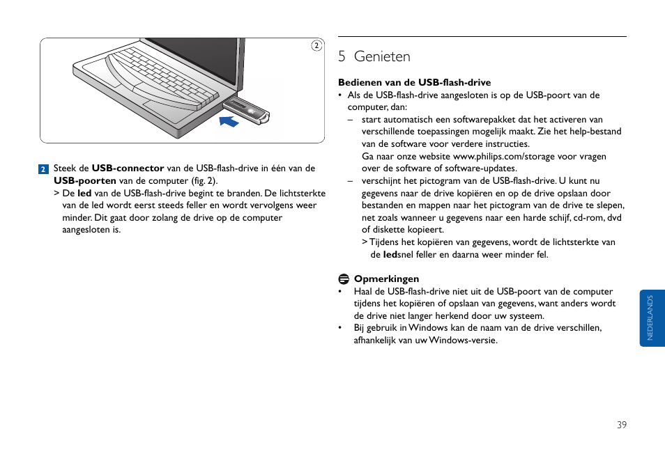 5 genieten | Philips FMxxFD25B/00 User Manual | Page 39 / 130