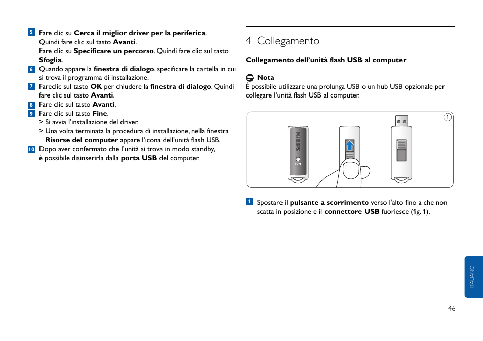 4 collegamento | Philips FMxxFD25B/00 User Manual | Page 46 / 130