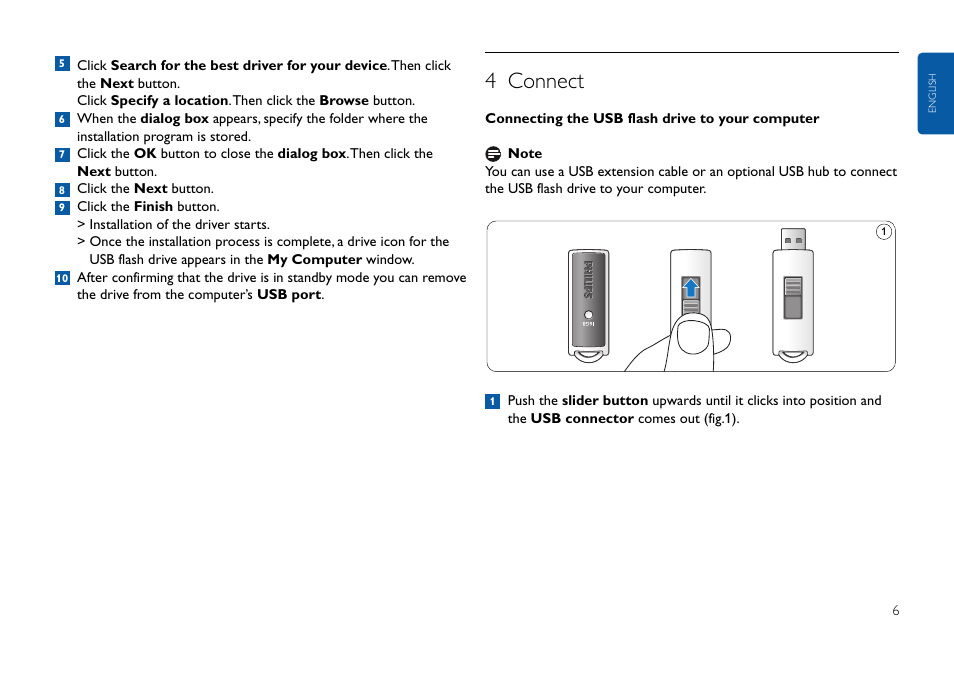 4 connect | Philips FMxxFD25B/00 User Manual | Page 6 / 130