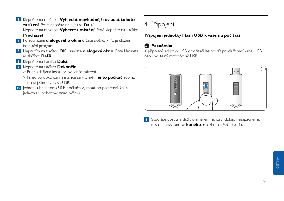 4 připojení | Philips FMxxFD25B/00 User Manual | Page 94 / 130