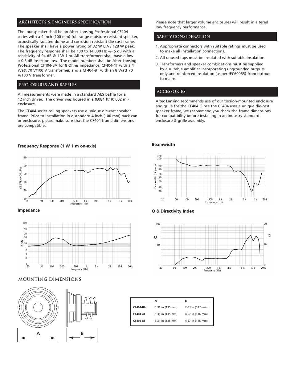 Altec Lansing CF404-8A User Manual | Page 2 / 4