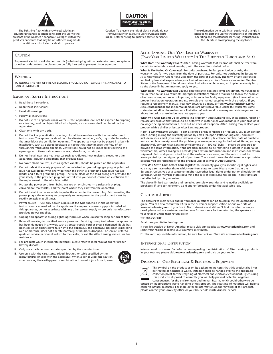 Altec Lansing IM11 User Manual | Page 2 / 9