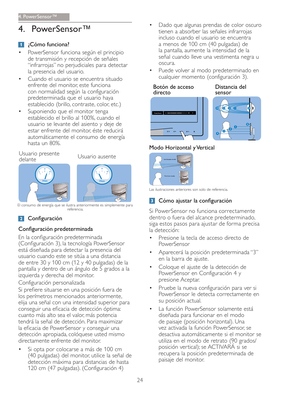 Powersensor | Philips 240B4 User Manual | Page 26 / 50