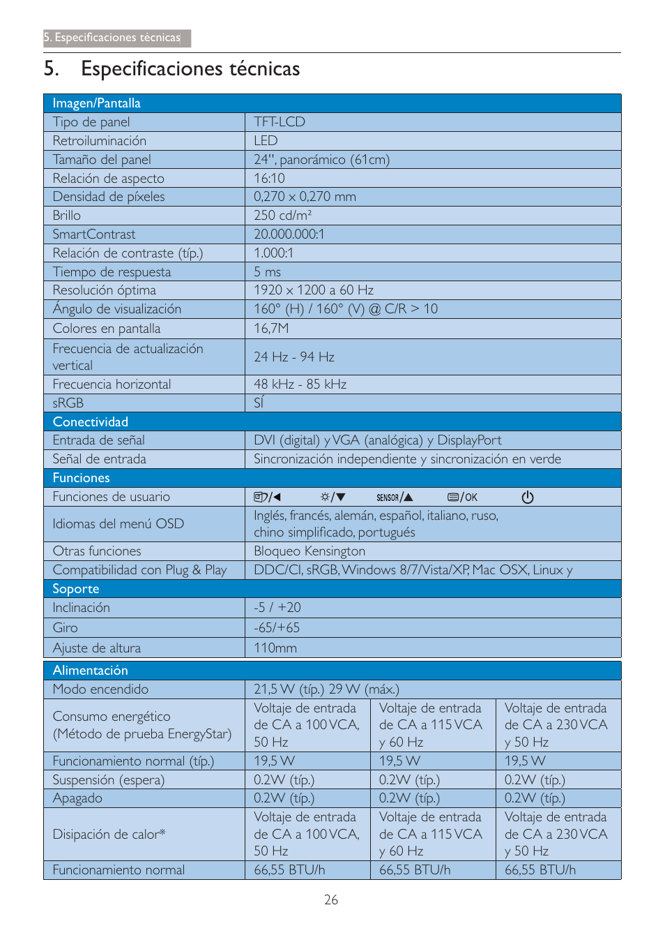 (vshflilfdflrqhv wpfqlfdv | Philips 240B4 User Manual | Page 28 / 50