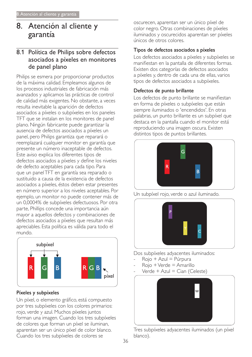 $whqflyq do folhqwh \ jdudqwtd | Philips 240B4 User Manual | Page 38 / 50