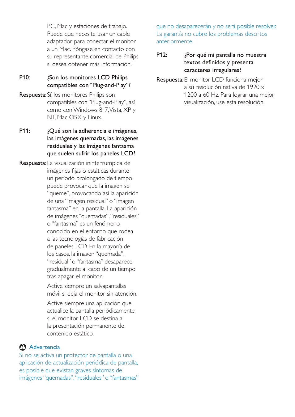 Philips 240B4 User Manual | Page 48 / 50