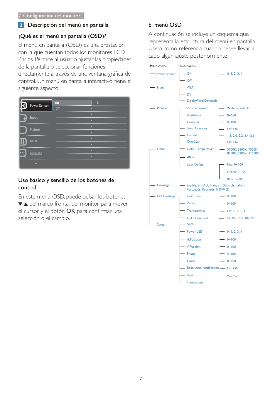 Rqàjxudflyq gho prqlwru | Philips 240B4 User Manual | Page 9 / 50