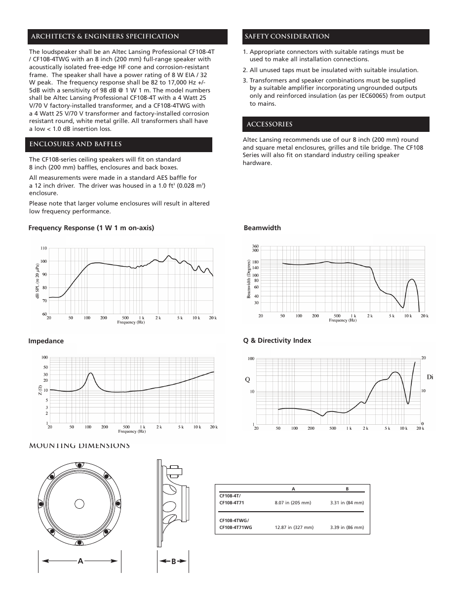 Altec Lansing CF108-4TWG-71 User Manual | Page 2 / 4