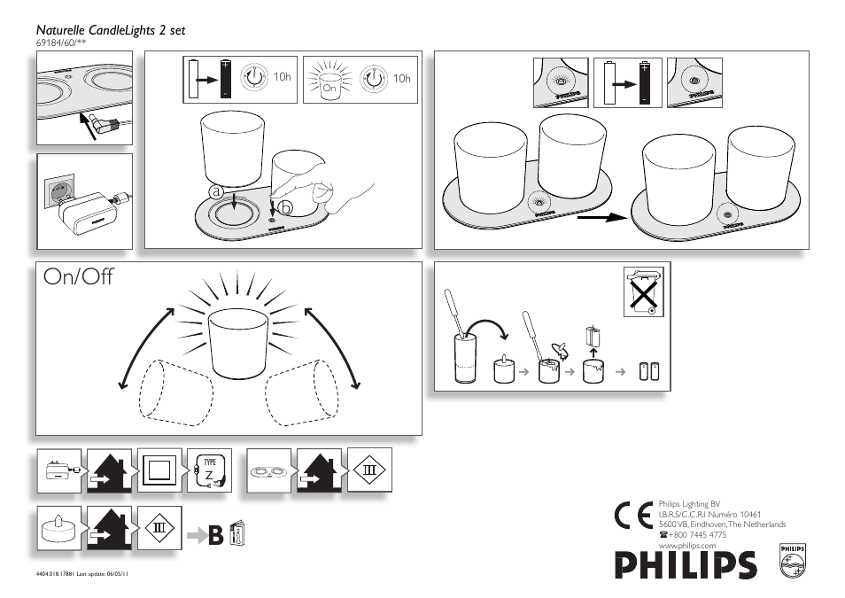 Philips Lámpara de mesa User Manual | 1 page